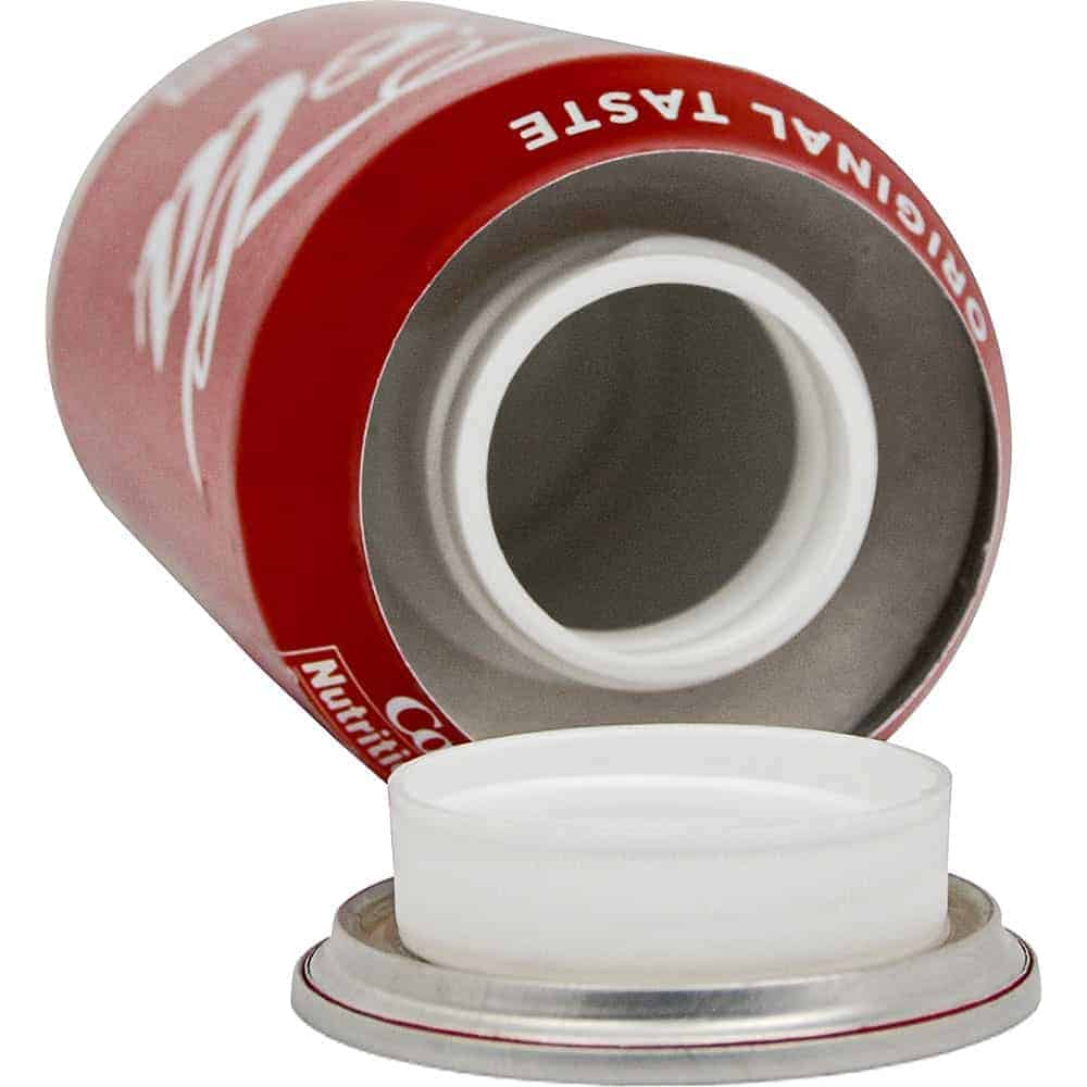 Cola Can Safe, Weighted to Feel Full, Screw-Top Lid, Hidden Compartment 1 x 3.5 Inches, Authentic Appearance, Diversion Safe for Home Security, Refrigerator Placement - Image 2