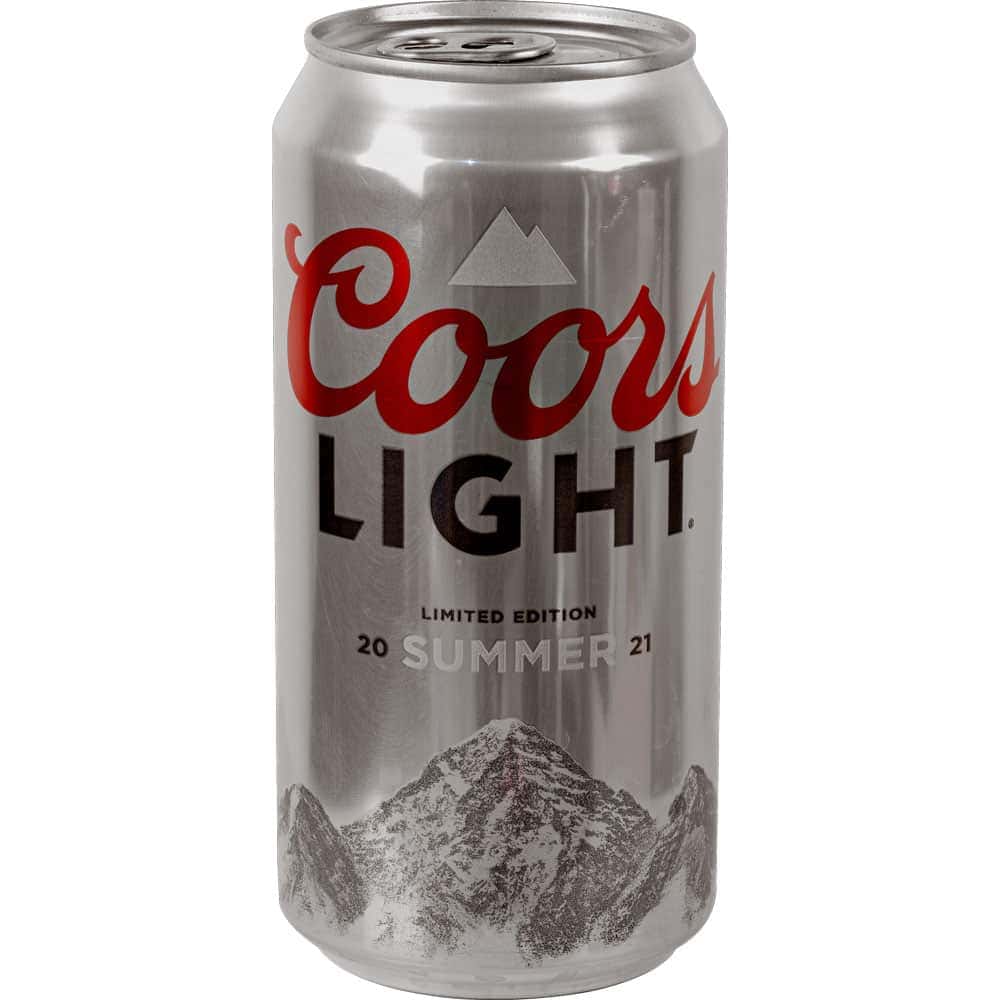 Coors Light Beer Can Diversion Safe, Authentic Brand Design, Weighted to Feel Full When Picked Up, Screw-Top Lid, Hidden Compartment 1.25 x 3.75 Inches, Garage Man Cave Refrigerator Concealment