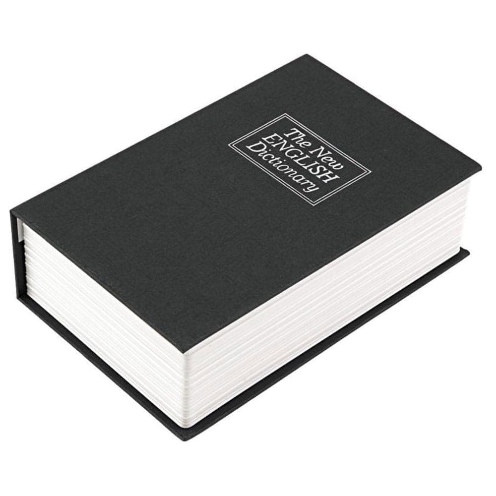 Key Locking Book Safe, Hidden Compartment with Real Lock and 2 Keys, 7.75 x 4 x 1 Inch Interior, Bookshelf Concealment Plus Protection, Documents Cash Valuables Storage - Image 2