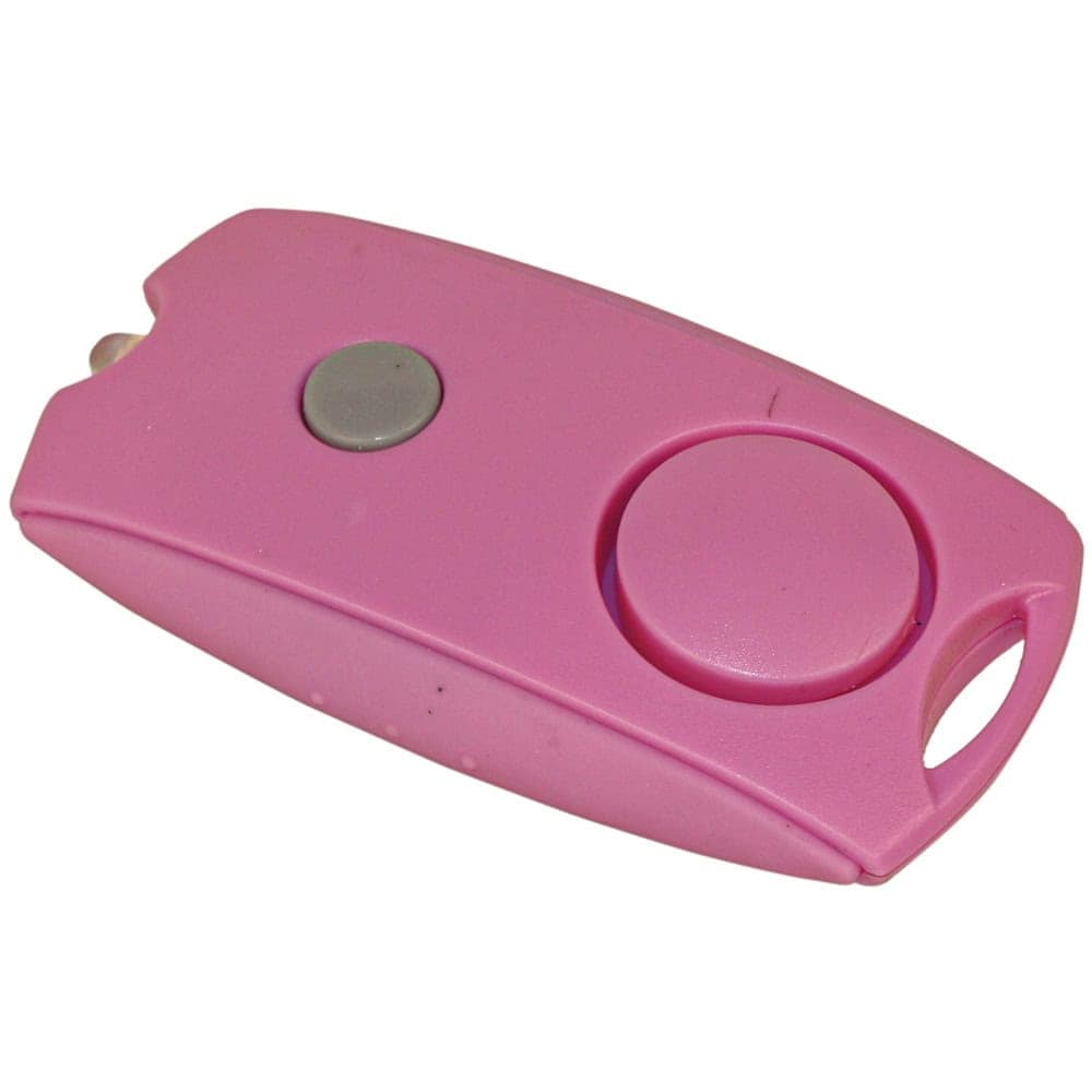 Mini Personal Alarm 120 dB, LED Flashlight, Belt Clip, Batteries Included, Compact Design, Black or Pink, Emergency Alert System - Image 7