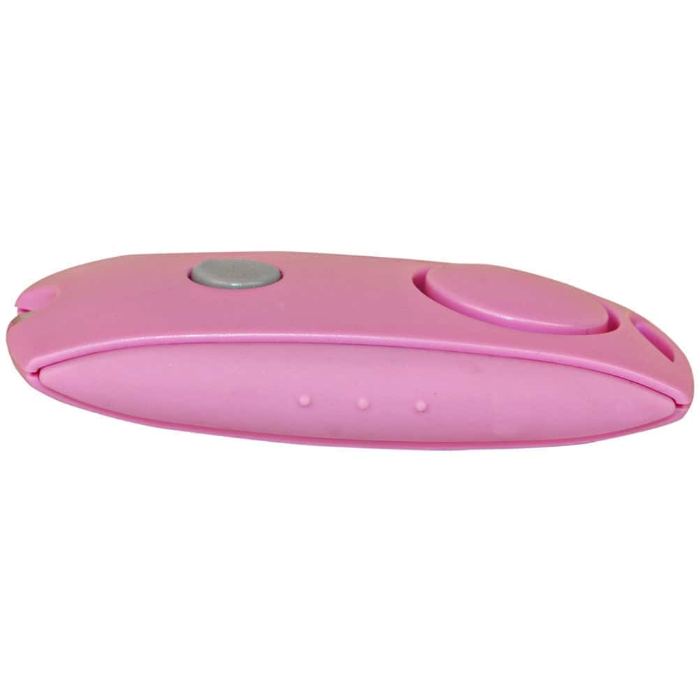Mini Personal Alarm 120 dB, LED Flashlight, Belt Clip, Batteries Included, Compact Design, Black or Pink, Emergency Alert System - Image 9