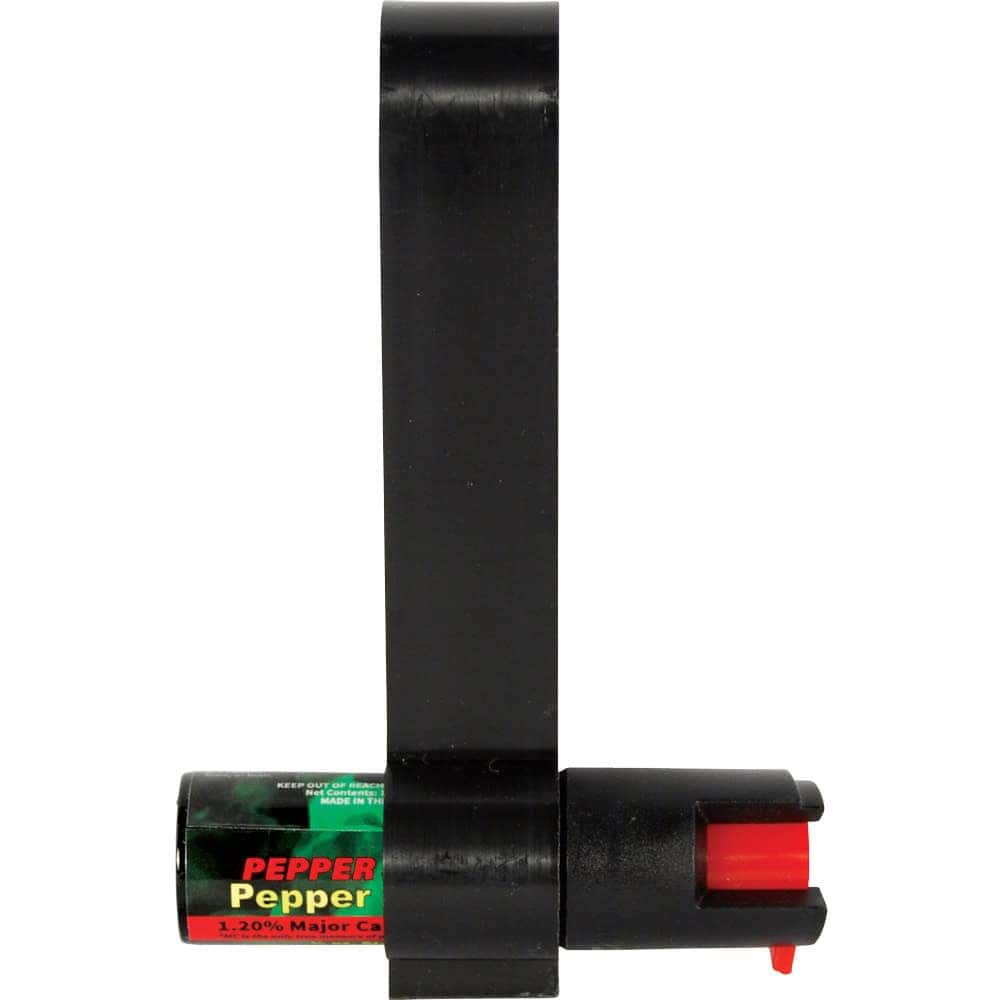 Pepper Shot Pepper Spray with Auto Visor Clip, 1.2% MC, 2 Million SHU, Vehicle Self Defense, 6-8 Feet Range, Stream Pattern, 6-10 Bursts, Car Protection, Roadside Emergency Safety Device - Image 3