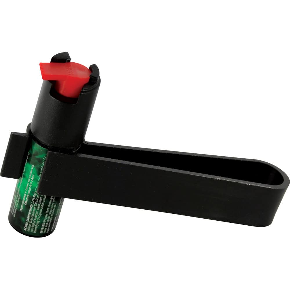 Pepper Shot Pepper Spray with Auto Visor Clip, 1.2% MC, 2 Million SHU, Vehicle Self Defense, 6-8 Feet Range, Stream Pattern, 6-10 Bursts, Car Protection, Roadside Emergency Safety Device - Image 2