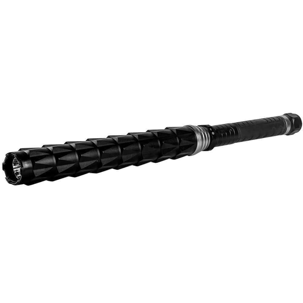 Bouncer Stun Baton with Flashlight, 100 Million Volts, 4.9 Milliamps, 22 Inch Extended Reach, 280 Lumen LED Light, Aircraft Aluminum, Glass Breaker Tip, Rechargeable, Professional Grade Defense - Image 4