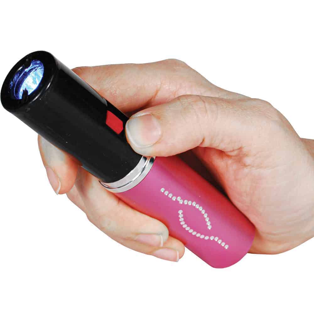 Lipstick Stun Gun 25 Million Volts, Disguised Self-Defense, Rechargeable with 4.2 Milliamps, 100 Lumen LED Flashlight, Multiple Colors, Concealed Protection for Women - Image 4