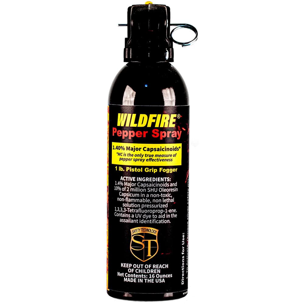 Wildfire Pepper Spray Fogger 1.4% MC, 2 Million SHU Maximum Heat, Multiple Size Options 4oz 9oz 16oz, Area Defense Cloud Pattern, Home Security Protection - Image 8