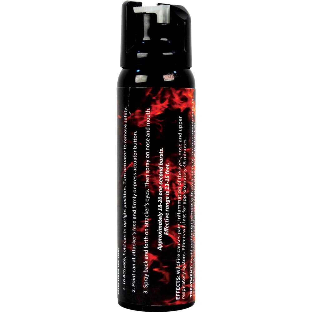 Wildfire Pepper Spray Fogger 1.4% MC, 2 Million SHU Maximum Heat, Multiple Size Options 4oz 9oz 16oz, Area Defense Cloud Pattern, Home Security Protection - Image 2