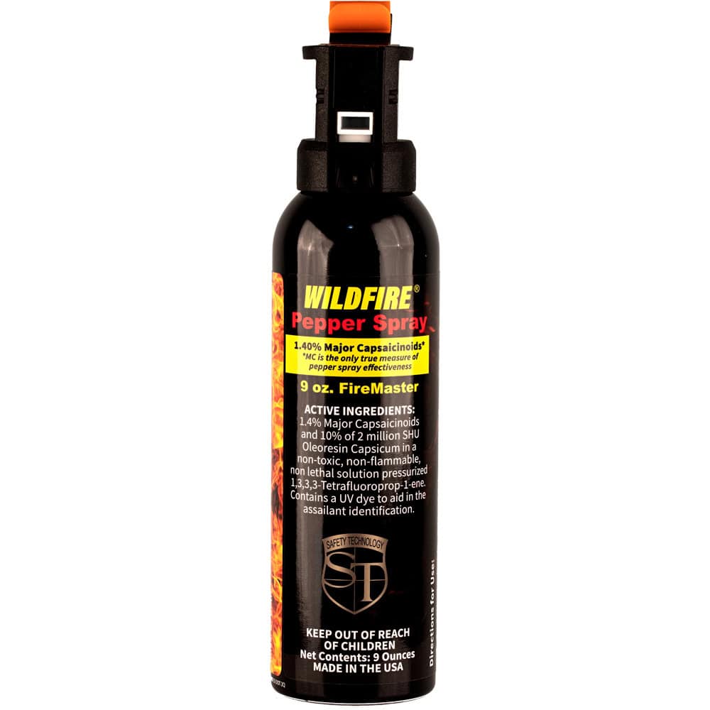 Wildfire Pepper Spray Fogger 1.4% MC, 2 Million SHU Maximum Heat, Multiple Size Options 4oz 9oz 16oz, Area Defense Cloud Pattern, Home Security Protection - Image 5