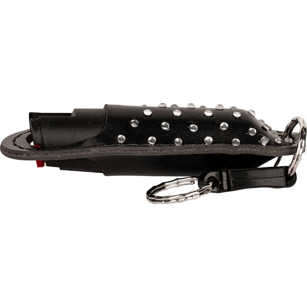 Wildfire Pepper Spray 1.4% MC with Stylish Halo Holster, Half Ounce Keychain Carry, 6-8 Foot Range, Quick-Draw Design, Multiple Colors Including Leopard Print and Rhinestone - Image 22