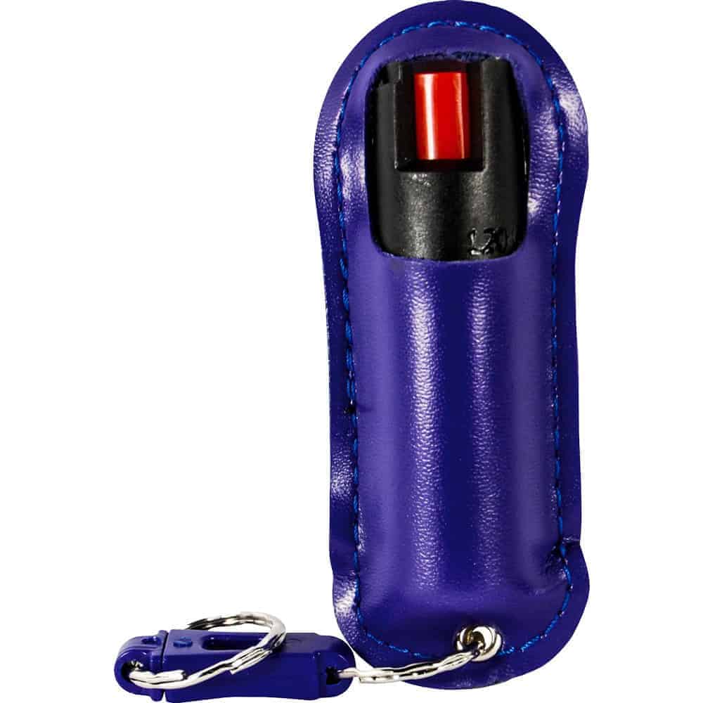 Wildfire Pepper Spray 1.4% MC with Stylish Halo Holster, Half Ounce Keychain Carry, 6-8 Foot Range, Quick-Draw Design, Multiple Colors Including Leopard Print and Rhinestone - Image 4