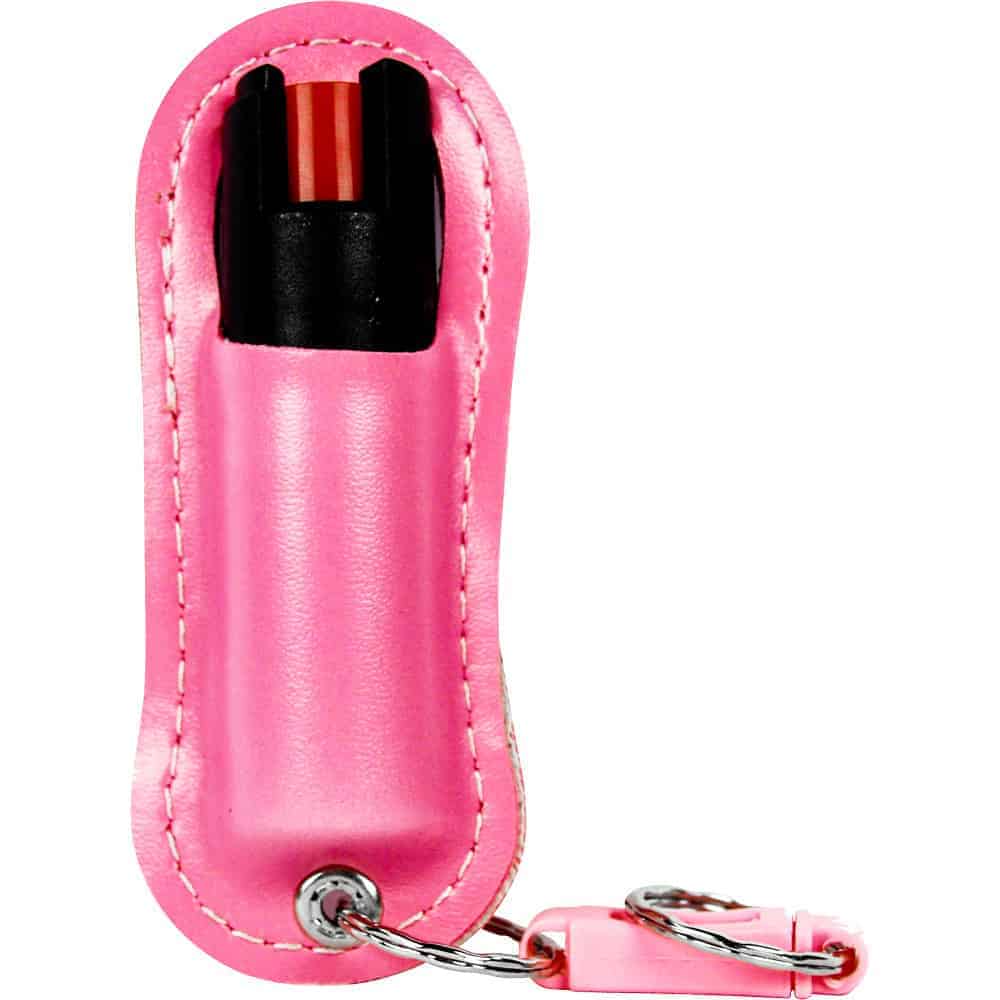 Wildfire Pepper Spray 1.4% MC with Stylish Halo Holster, Half Ounce Keychain Carry, 6-8 Foot Range, Quick-Draw Design, Multiple Colors Including Leopard Print and Rhinestone - Image 7