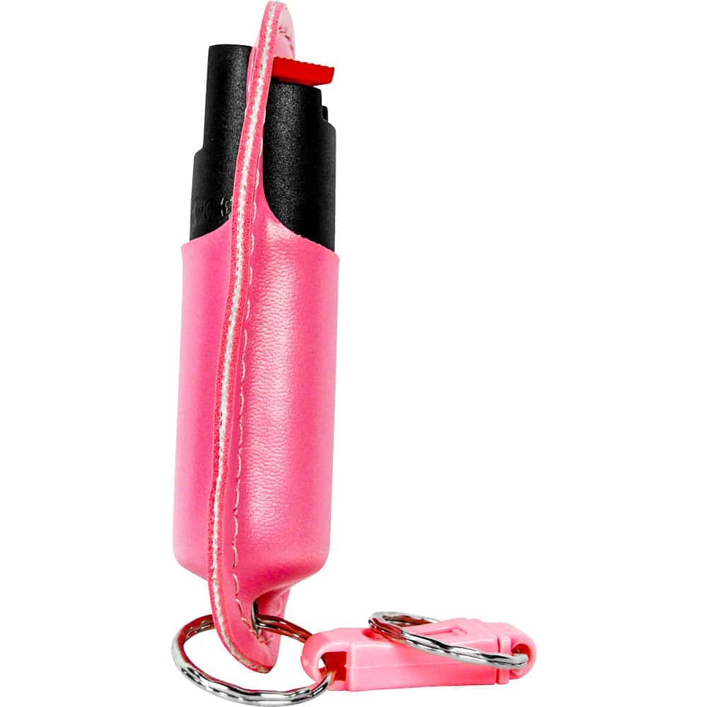 Wildfire Pepper Spray 1.4% MC with Stylish Halo Holster, Half Ounce Keychain Carry, 6-8 Foot Range, Quick-Draw Design, Multiple Colors Including Leopard Print and Rhinestone - Image 8