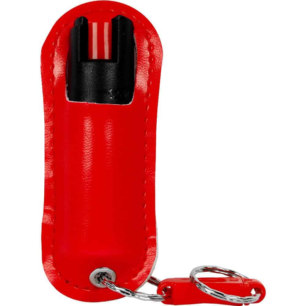 Wildfire Pepper Spray 1.4% MC with Stylish Halo Holster, Half Ounce Keychain Carry, 6-8 Foot Range, Quick-Draw Design, Multiple Colors Including Leopard Print and Rhinestone - Image 12
