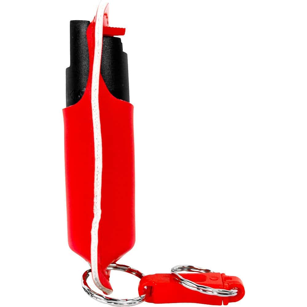Wildfire Pepper Spray 1.4% MC with Stylish Halo Holster, Half Ounce Keychain Carry, 6-8 Foot Range, Quick-Draw Design, Multiple Colors Including Leopard Print and Rhinestone - Image 14