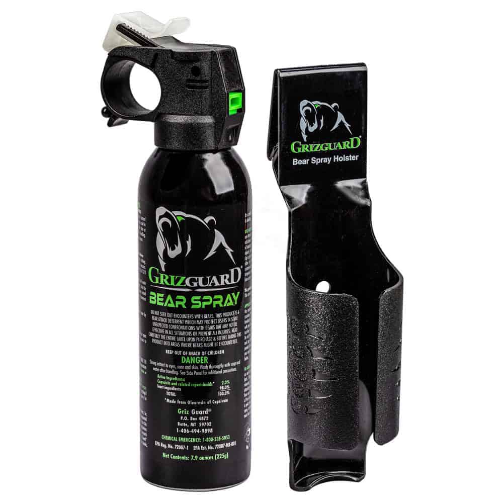 GrizGuard Bear Spray by Mace, 30-Foot Range, 7.9 oz Canister with Fogger Pattern, Hip Holster Included, EPA Registered Bear Deterrent, Wilderness Protection for Camping Hiking Fishing - Image 2