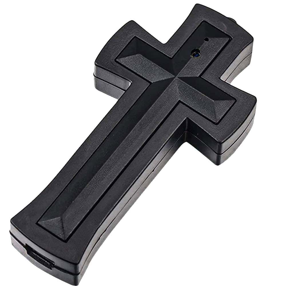 Cross Hidden Camera with DVR, 1080P HD Video, Motion Activated Recording, Religious Decor Disguise, 16GB Built-In Memory, Wall-Mount Covert Surveillance, Loop Recording, Home Security Monitor