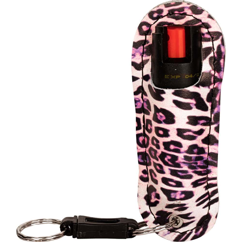 Pepper Shot Pepper Spray 1.2% MC, Half Ounce, Halo Holster, Stylish Keychain Defense - Image 24