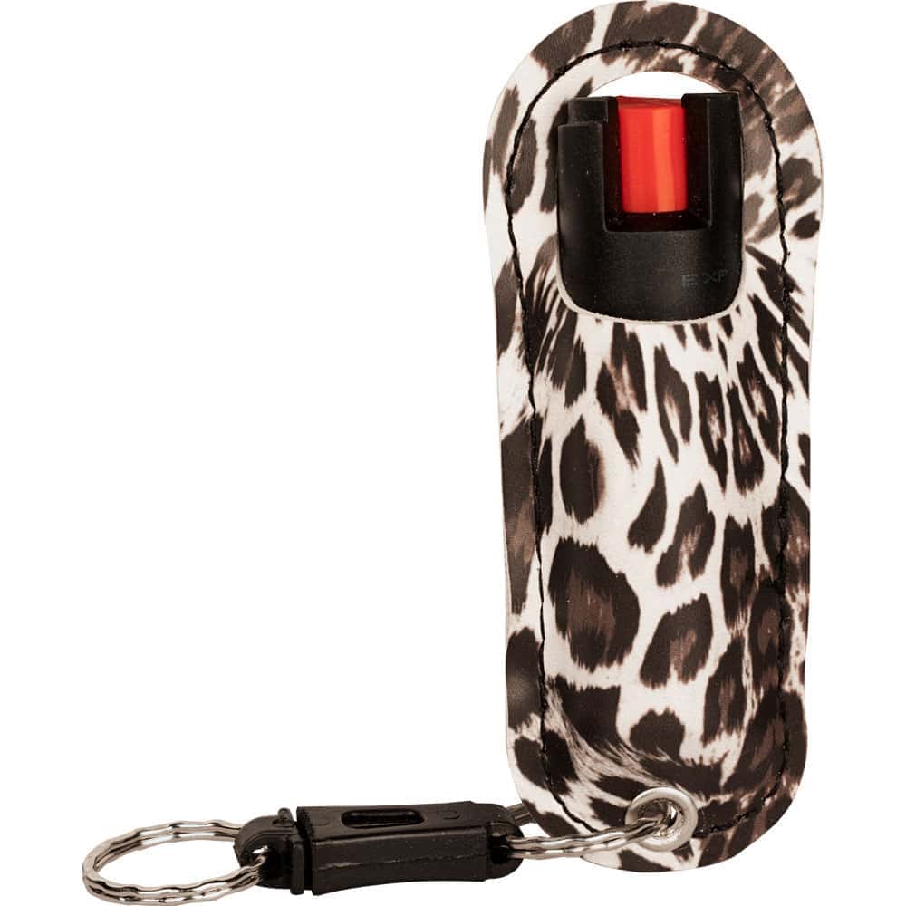Pepper Shot Pepper Spray 1.2% MC, Half Ounce, Halo Holster, Stylish Keychain Defense - Image 26