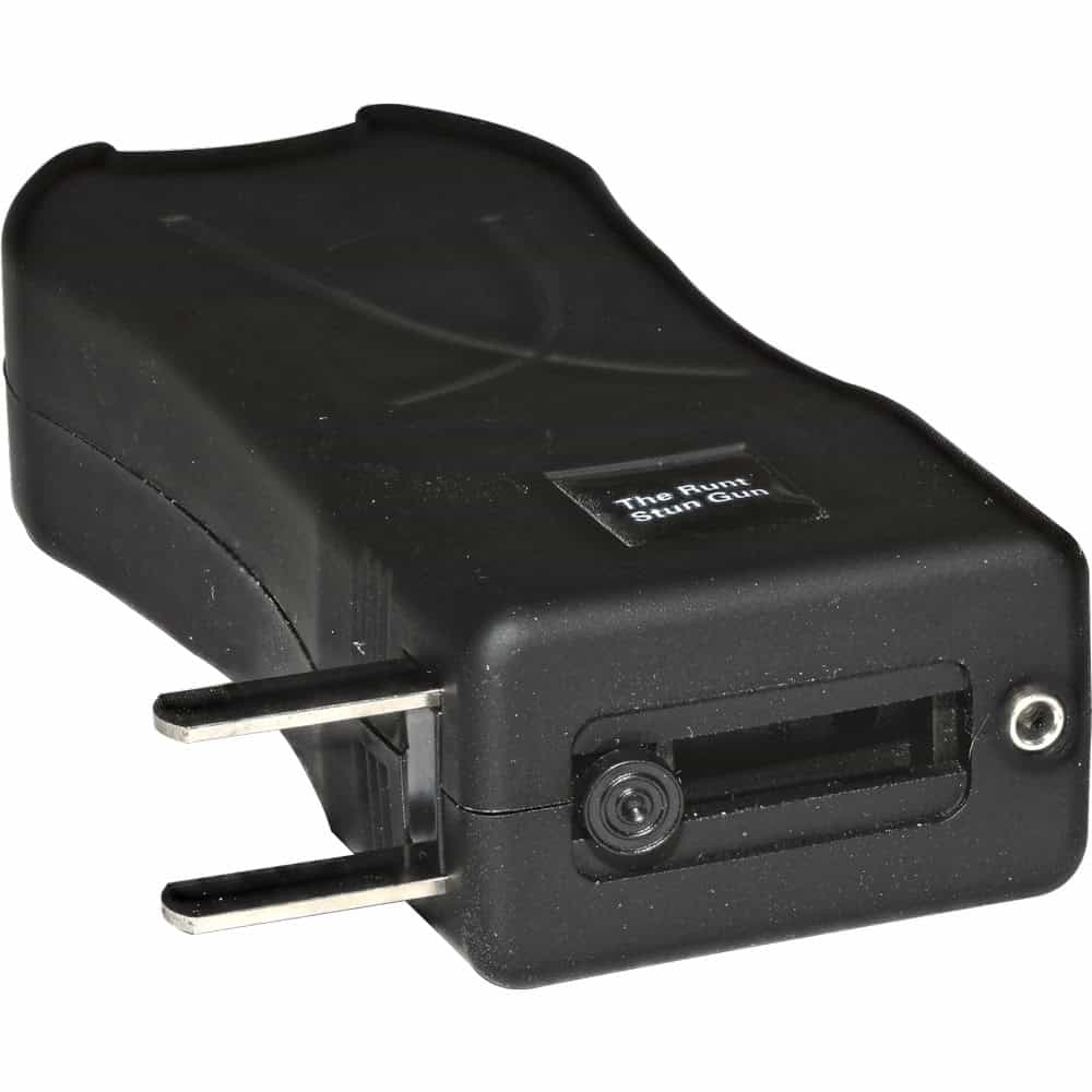 Runt Stun Gun 80 Million Volts, Compact Keychain Size, 4.5 Milliamps Real Stopping Power, Rechargeable, 100 Lumen LED Flashlight, Disable Pin Wrist Strap, Multiple Colors - Image 3