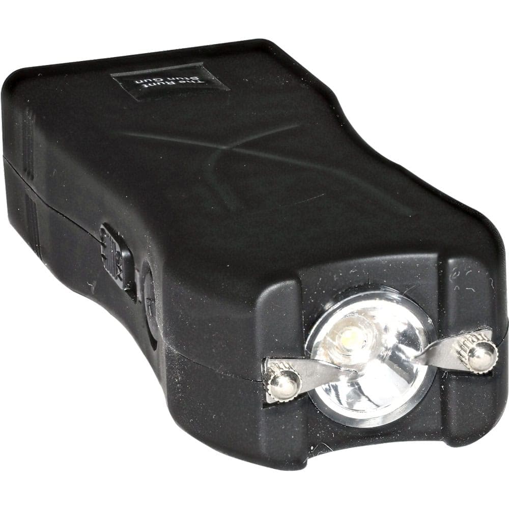 Runt Stun Gun 80 Million Volts, Compact Keychain Size, 4.5 Milliamps Real Stopping Power, Rechargeable, 100 Lumen LED Flashlight, Disable Pin Wrist Strap, Multiple Colors - Image 2