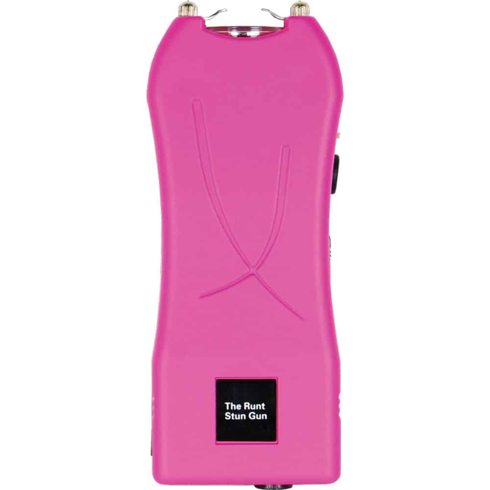 Runt Stun Gun 80 Million Volts, Compact Keychain Size, 4.5 Milliamps Real Stopping Power, Rechargeable, 100 Lumen LED Flashlight, Disable Pin Wrist Strap, Multiple Colors - Image 6