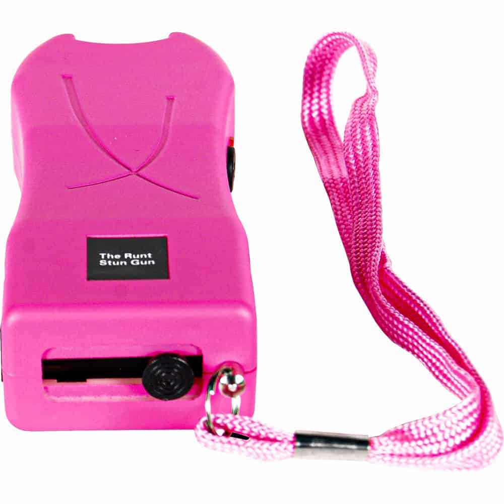 Runt Stun Gun 80 Million Volts, Compact Keychain Size, 4.5 Milliamps Real Stopping Power, Rechargeable, 100 Lumen LED Flashlight, Disable Pin Wrist Strap, Multiple Colors - Image 10