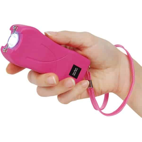 Runt Stun Gun 80 Million Volts, Compact Keychain Size, 4.5 Milliamps Real Stopping Power, Rechargeable, 100 Lumen LED Flashlight, Disable Pin Wrist Strap, Multiple Colors - Image 11