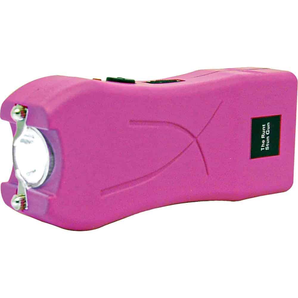 Runt Stun Gun 80 Million Volts, Compact Keychain Size, 4.5 Milliamps Real Stopping Power, Rechargeable, 100 Lumen LED Flashlight, Disable Pin Wrist Strap, Multiple Colors - Image 7