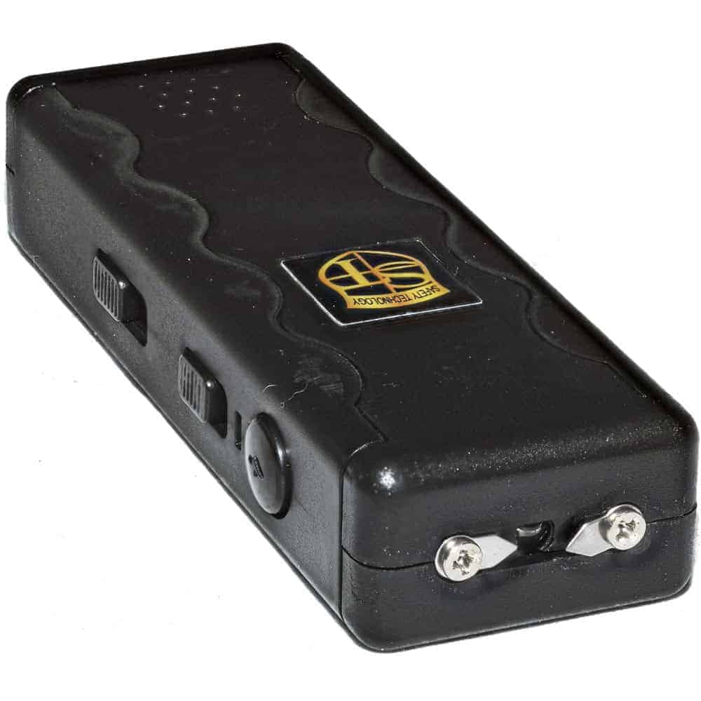 SAL Stun Gun with Alarm, 95 Million Volts, 4.8 Milliamps, 120 dB Siren, 120 Lumen Flashlight, Rechargeable, Multiple Colors - Image 2