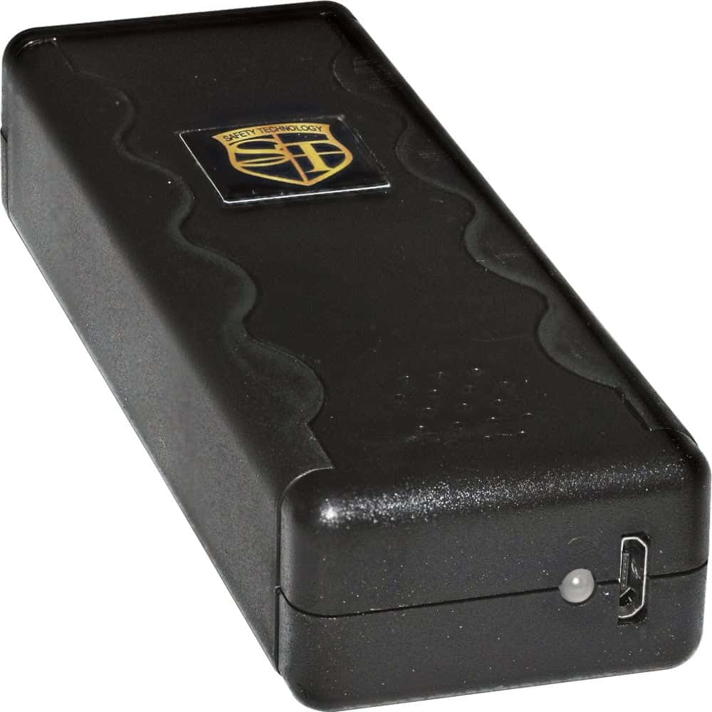 SAL Stun Gun with Alarm, 95 Million Volts, 4.8 Milliamps, 120 dB Siren, 120 Lumen Flashlight, Rechargeable, Multiple Colors - Image 3