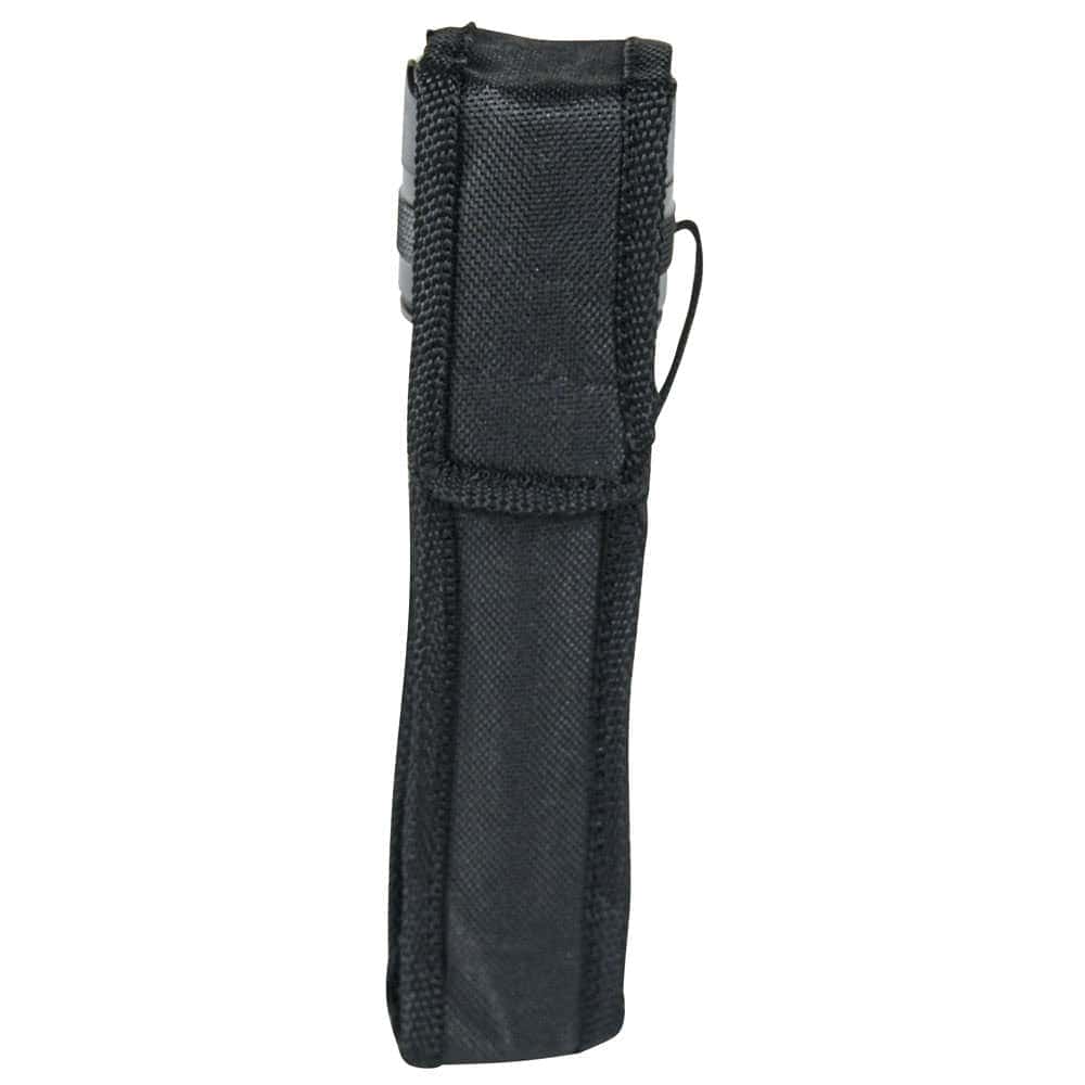 Shorty Flashlight Stun Gun, 75 Million Volts, 4.7 Milliamps, 120 Lumen LED, Rechargeable Lithium Battery, Aircraft Aluminum Body, Ultra-Compact 4.5 Inch Design, Pocket Self Defense, Nylon Holster - Image 5