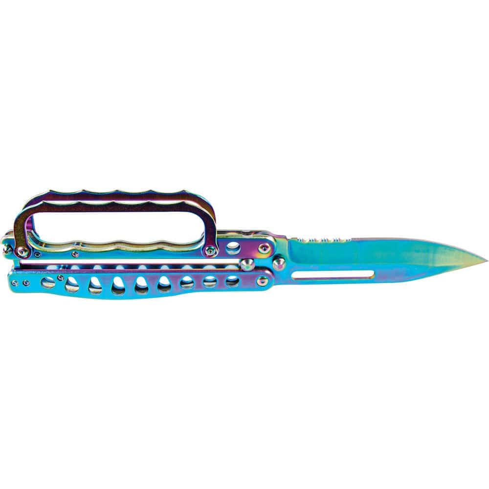 Butterfly Trench Knife, 5 Inch Stainless Steel Blade with Knuckle Guard Handle, 11 Inch Overall Length, Dual-Purpose Defense Design, Multiple Finishes Available - Image 5