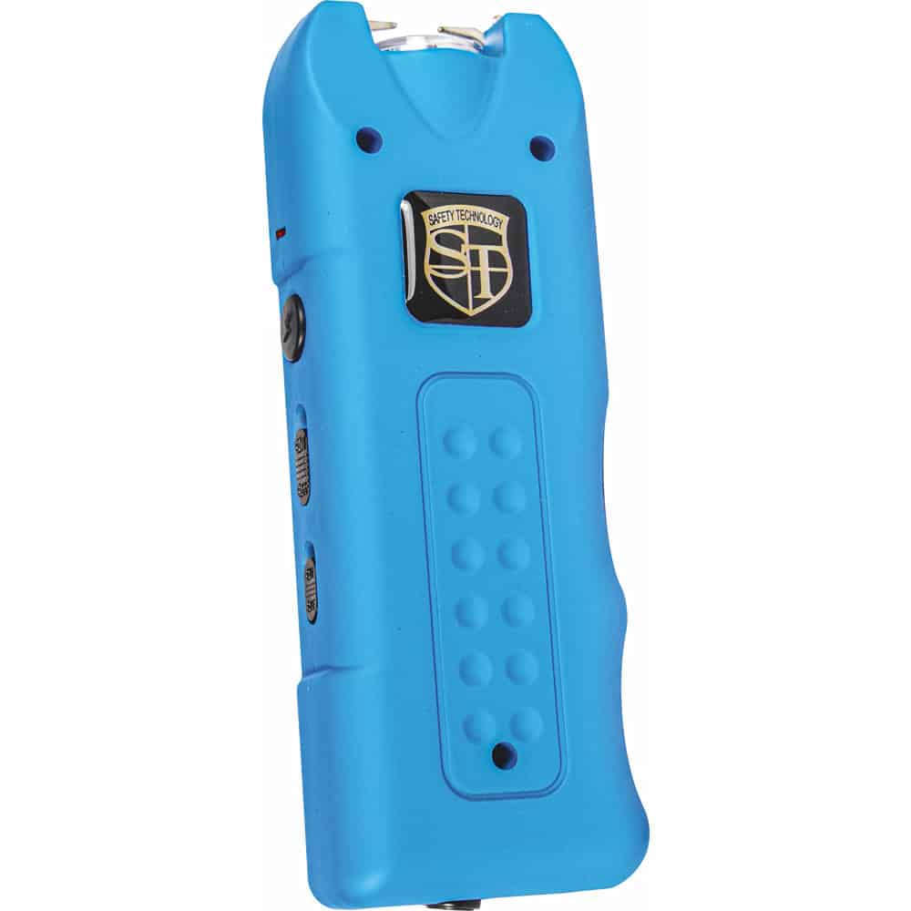 MultiGuard Stun Gun 80 Million Volts, Triple Defense with 120 dB Alarm and 120 Lumen Flashlight, 4.9 Milliamps Maximum Power, Rechargeable, Disable Pin Safety, Multiple Colors - Image 6