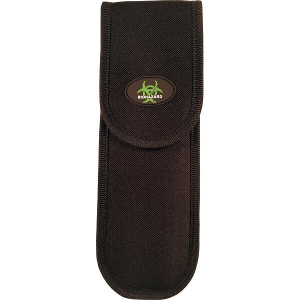 2-Piece Throwing Knife Set BioHazard Design, 9 Inch 440 Steel Blades, High-Visibility Green or Red Color, Nylon Sheath Included, Target Practice and Collection - Image 10