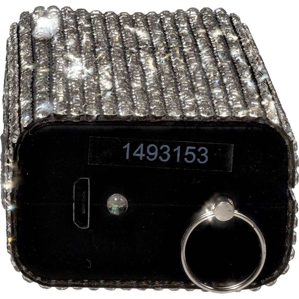 RhineStun Keychain Stun Gun, Rhinestone Design, 120 Lumen Flashlight, Rechargeable, Fashion Self Defense for Women, Multiple Colors - Image 4
