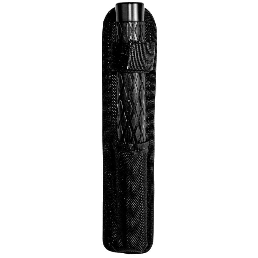 Telescopic Steel Baton with Rubber Handle, Expandable Defense Tool in 16 21 or 26 Inch Lengths, Solid Steel Construction, Nylon Holster Included, Professional Grade Self-Defense - Image 3