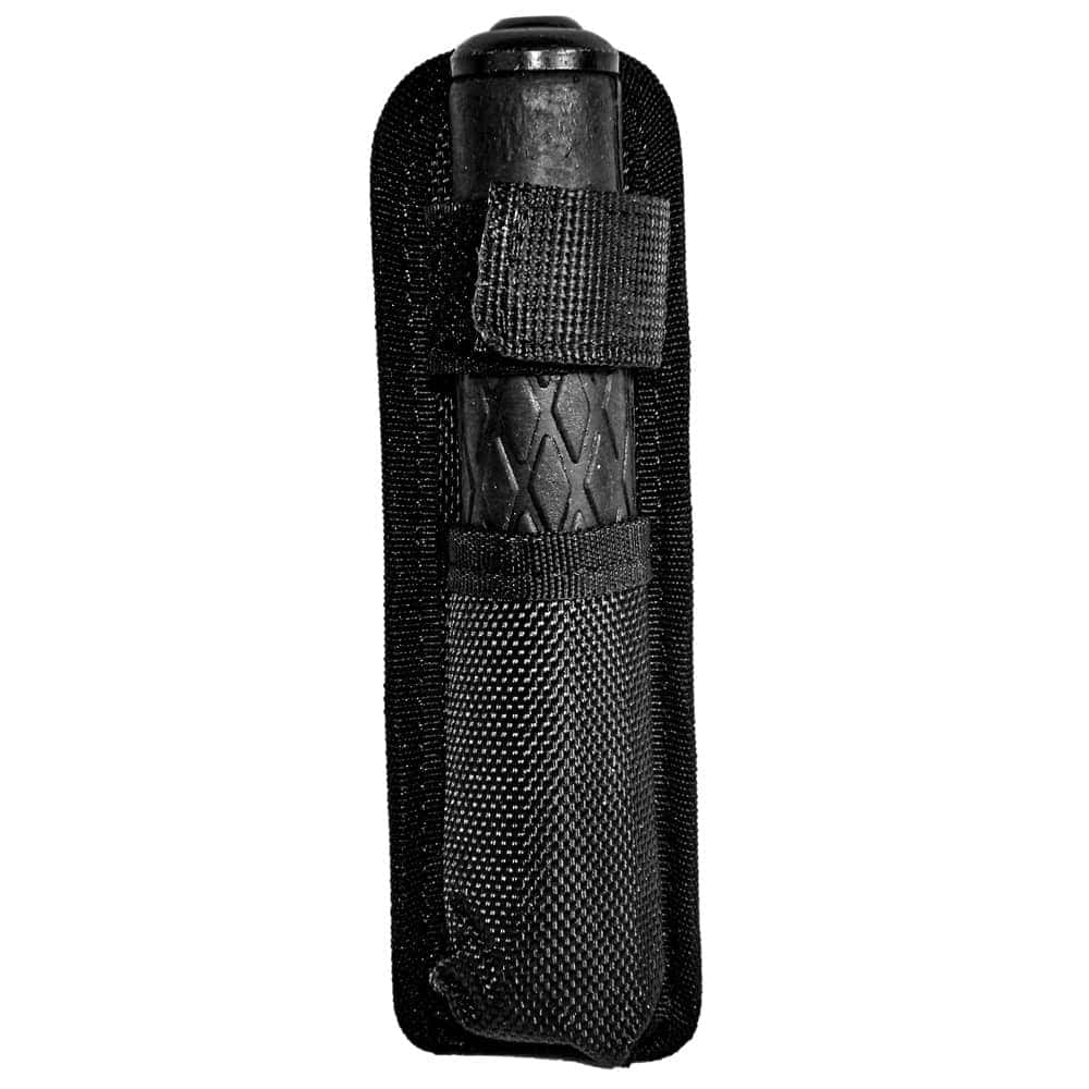 Telescopic Steel Baton with Rubber Handle, Expandable Defense Tool in 16 21 or 26 Inch Lengths, Solid Steel Construction, Nylon Holster Included, Professional Grade Self-Defense - Image 5