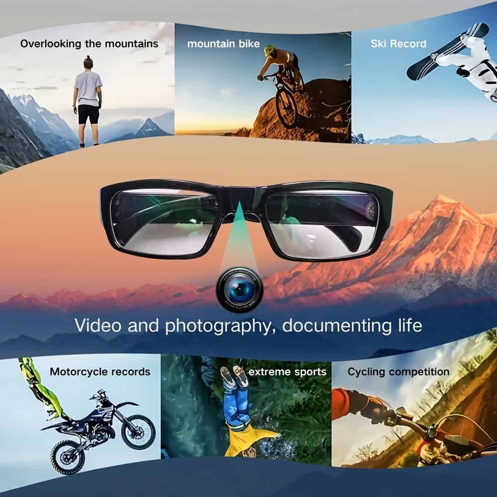 Eyeglasses Hidden Camera with DVR, 1080P Full HD Video Recording, Hands-Free Eye-Level Perspective, 32GB Internal Memory, 1-2 Hour Battery Life, Wearable Surveillance - Image 11