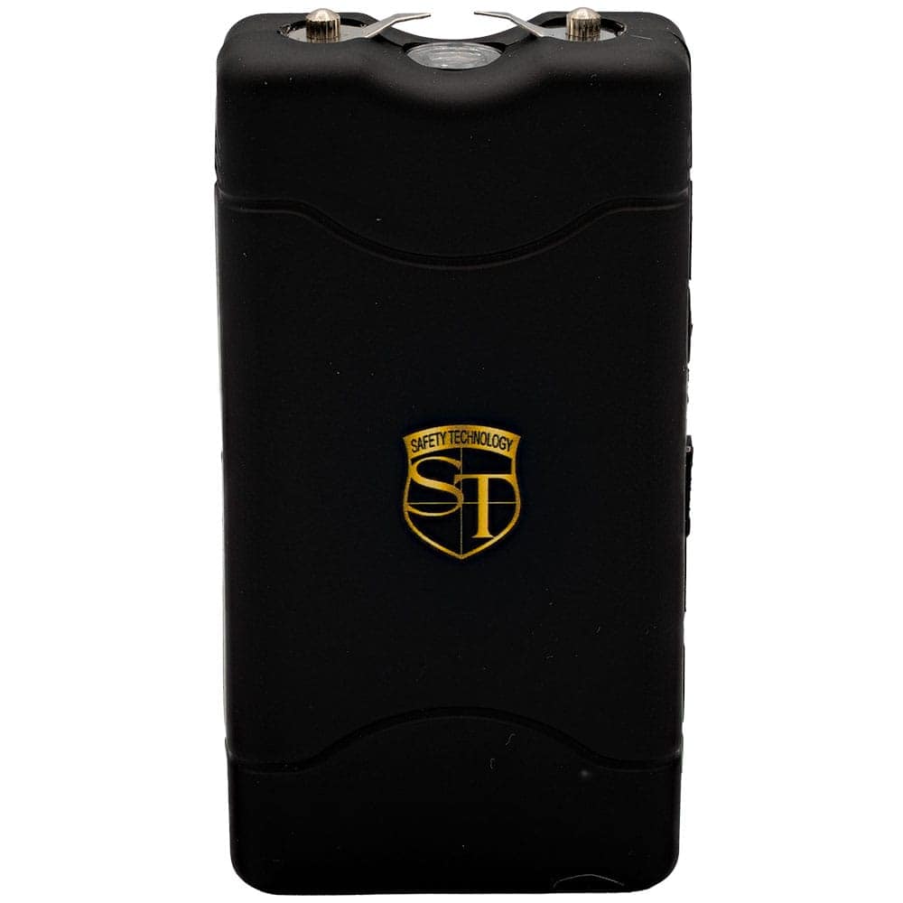 MAGNAVOLT Stun Gun Flashlight, 80 Million Volts, 4.4 Milliamps, 100 Lumen LED, Disable Pin Safety, Rechargeable, Nylon Holster Included, Self Defense for Women & Men