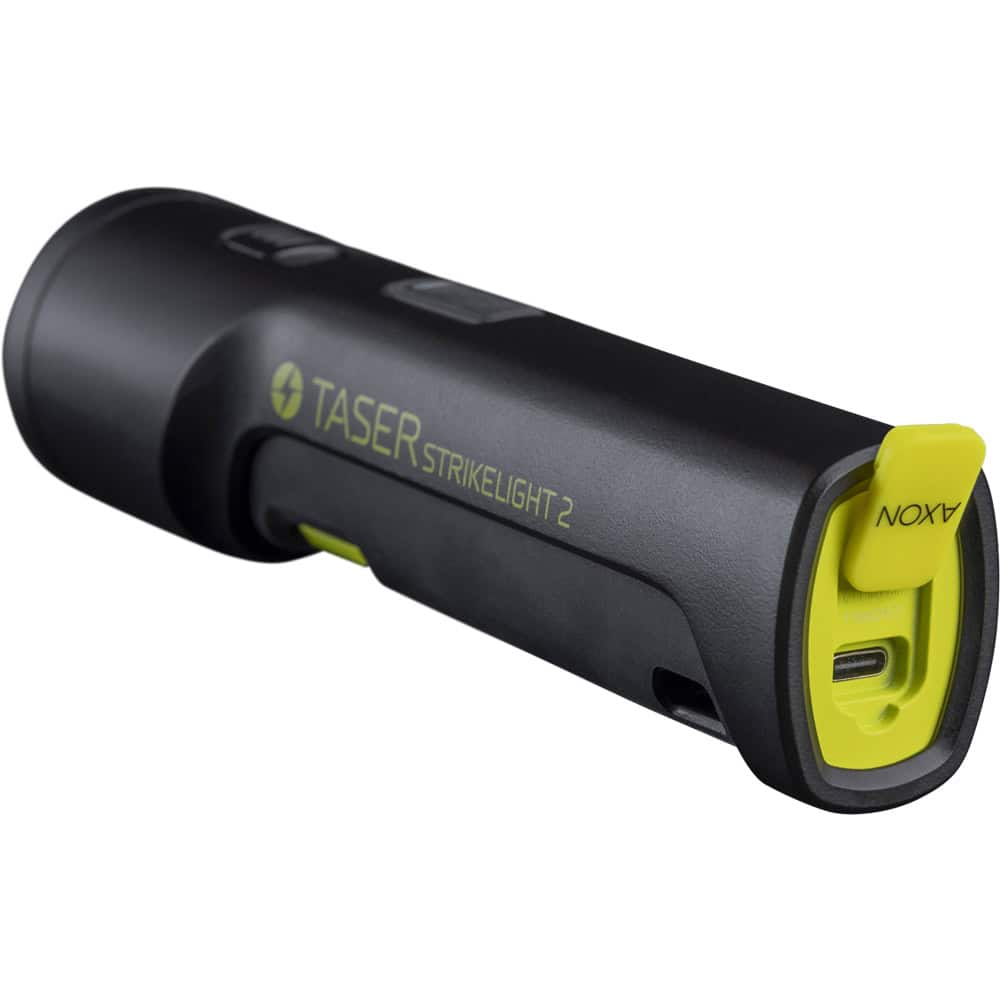 TASER StrikeLight 2 Stun Gun Flashlight — 3 Light Modes, Rechargeable, 100 Lumens, Built-In Stun, Wrist Strap — For Runners, Security, Home Defense - Image 4