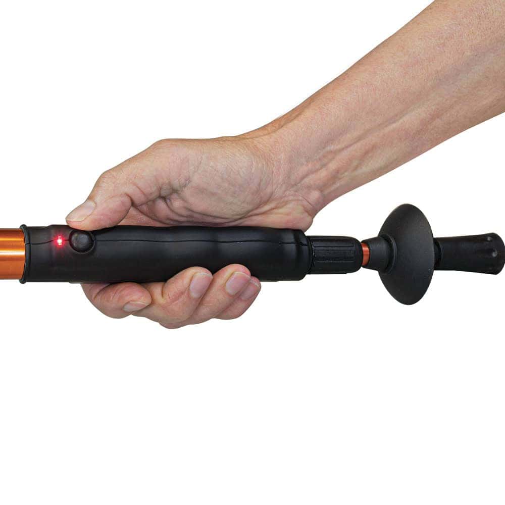 Hike 'n Strike Stun Walking Cane, 950,000 Volts, 4.6 Milliamps, Adjustable Height 32-36 Inches, 114 Lumen LED Flashlight, Aircraft Aluminum, Disguised Self Defense for Seniors, Hiking Protection - Image 5