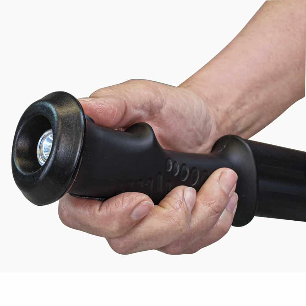 Hike 'n Strike Stun Walking Cane, 950,000 Volts, 4.6 Milliamps, Adjustable Height 32-36 Inches, 114 Lumen LED Flashlight, Aircraft Aluminum, Disguised Self Defense for Seniors, Hiking Protection - Image 6