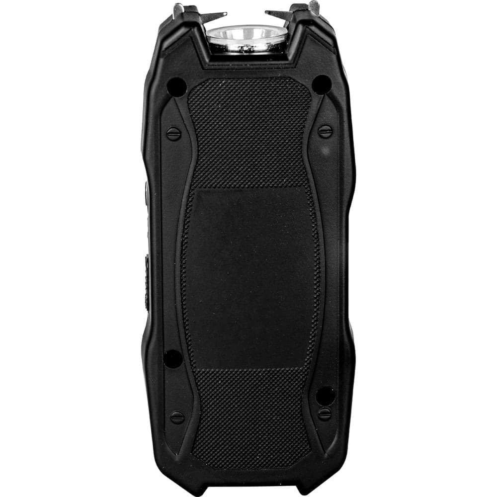 Hot Shot Stun Gun with Flashlight and Battery Meter, 90 Million Volts, 4.8 Milliamps, Ultra-Compact 4 Inch Design, 100 Lumen LED, Rechargeable Lithium Battery, LED Display, Nylon Holster Included - Image 4